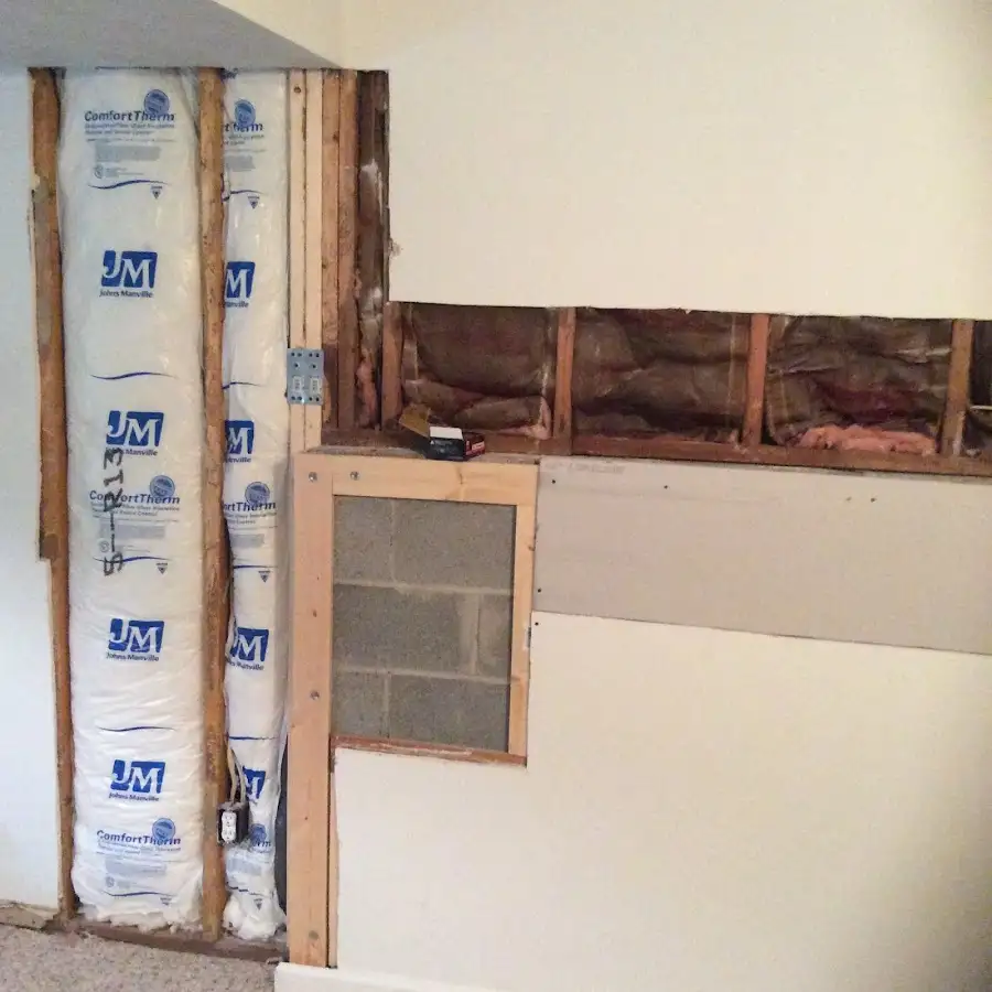 Wall insulation replacement during Odor Removal & Deodorization in Fort Smith